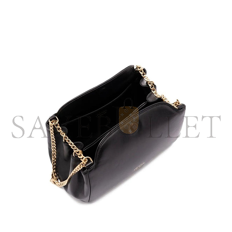 PRADA TUMULTE SMALL LEATHER SHOULDER BAG 1BD395 (24*13*13cm) 